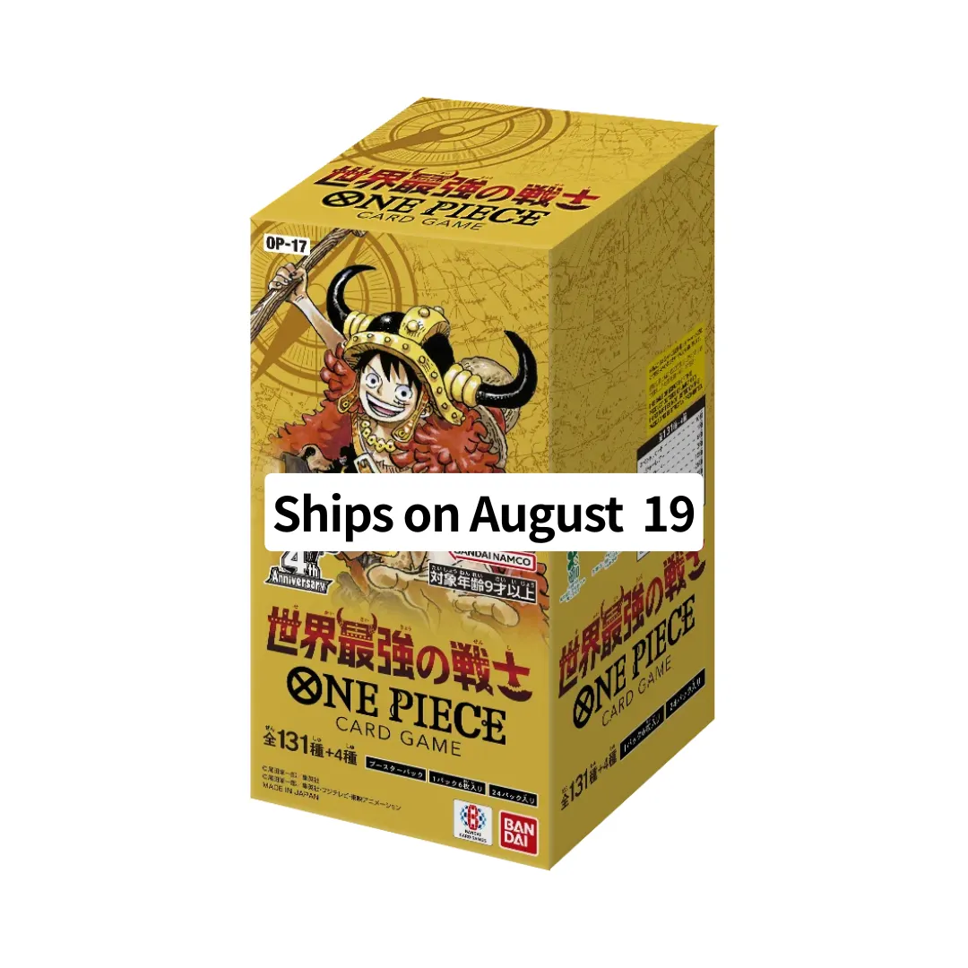 The world’s Strongest Warriors [OP-17] (CASE: Ships on August 19)